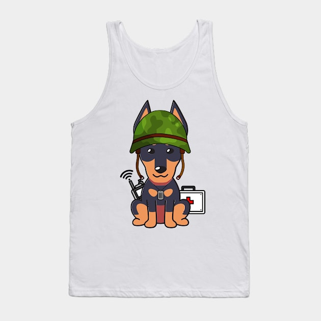 Medic Alsatian Tank Top by Pet Station